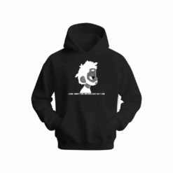 I said I didn’t feel nothing baby but I lied Hoodie