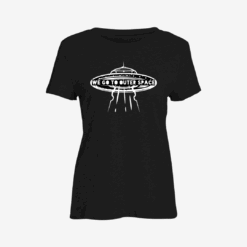 we go to outer space Women Slim Fit T-Shirt