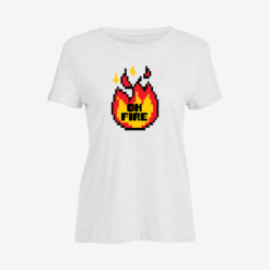 on fire Women Slim Fit T-Shirt