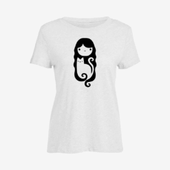 Cat girl Women Slim Fit T-Shirt