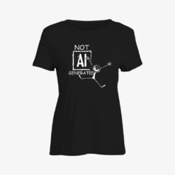 not AI generated Women Slim Fit T-Shirt