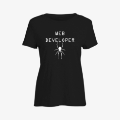 WEB DEVELOPER Women Slim Fit T-Shirt