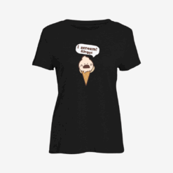 I scream عيوطة Women Slim Fit T-Shirt