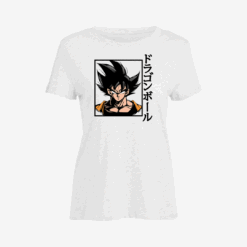 Son Goku face Women Slim Fit T-Shirt