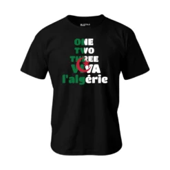 one two three viva l'algérie  T-shirt